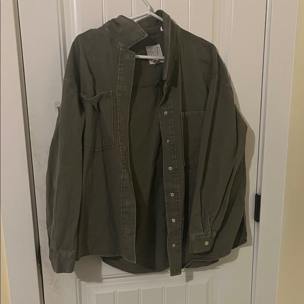 Full Tilt Sage Green Shirt